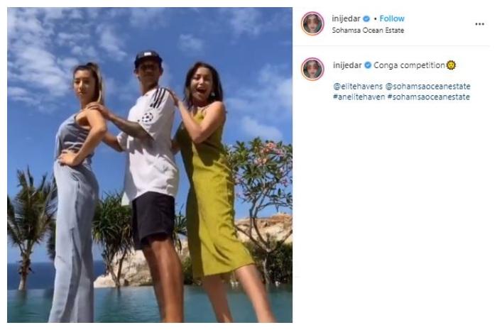 Jessica Iskandar liburan ke Bali. (Instagram/@Inijedar)