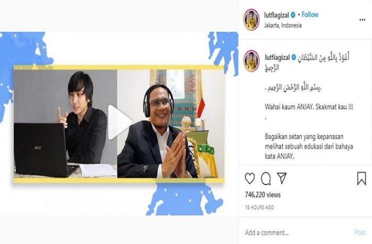 Lutfi Agizal (Instagram @lutfiagizal)