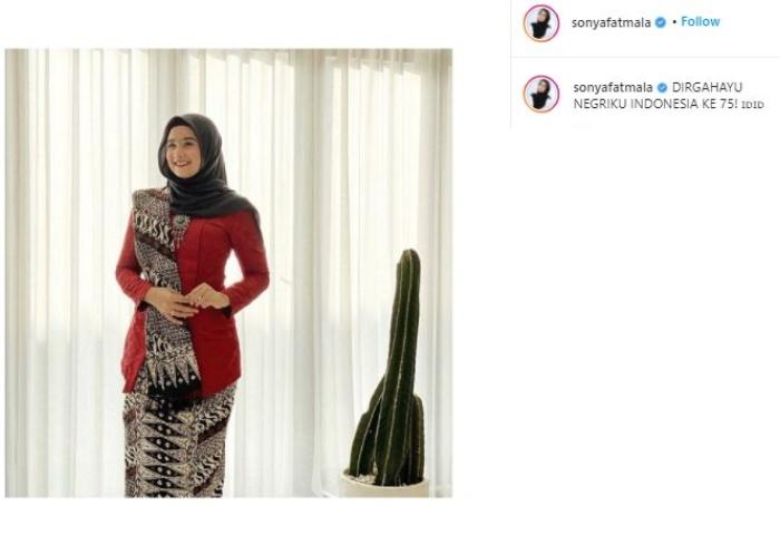 Sonya Fatmala. (Instagram/@sonyafatmala)