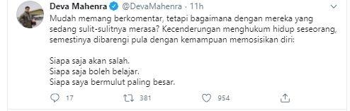 Deva Mahenra. (Twitter/@DevaMahenra)