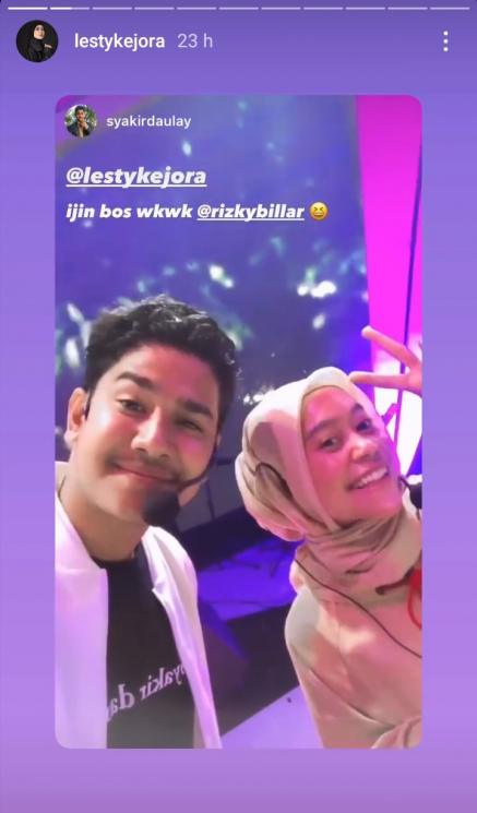 Syakir Daulay dan Lesty Kejora (Instagram/@lestykejora)