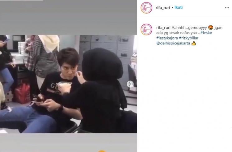 Lesty Kejora dan Rizky Billar (Instagram/@rifa_ruri)