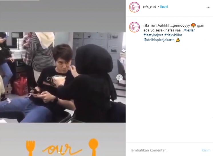 Lesty Kejora dan Rizky Billar (Instagram/@rifa_ruri)
