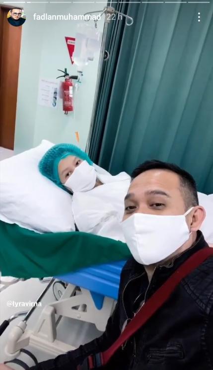Lyra Virna melahirkan (Instagram/@fadlanmuhammad)