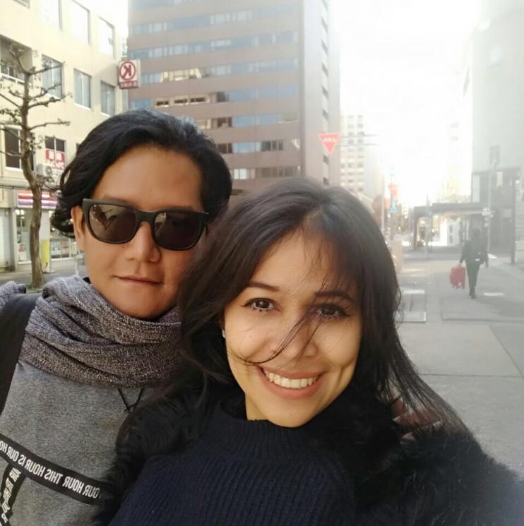 Anton J-Rocks dan istri (Instagram/@antonjrocks.kelces)
