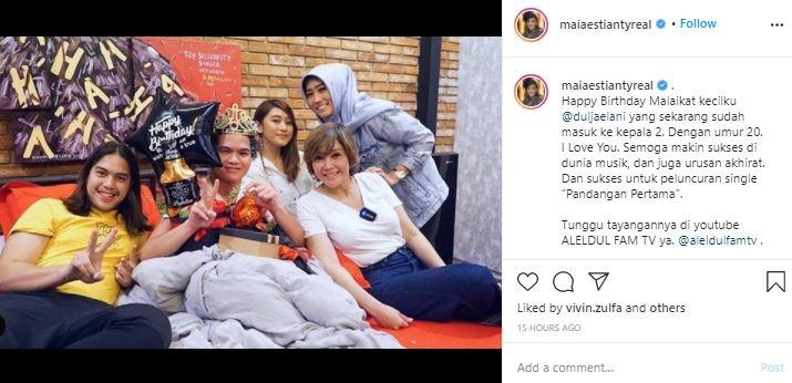 Dul Jaelani. (Instagram/@maiaestiantyreal)