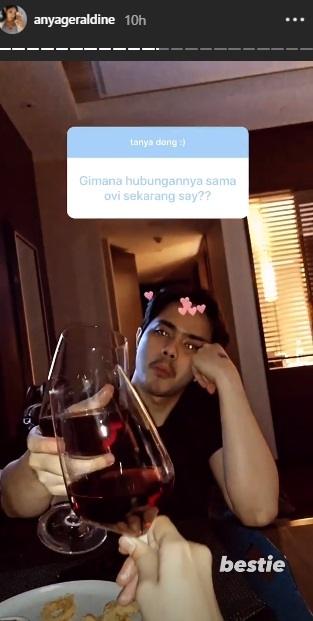 Anya Geraldine dan Ovi Rangkuti. (Instagram/@anyageraldine)