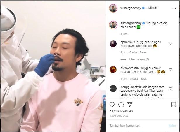 Denny Sumargo jalani tes swab (Instagram/SumargoDenny)