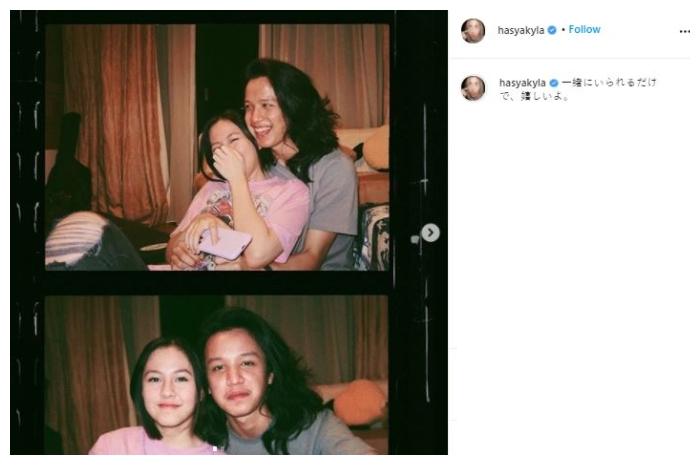 Hasyakyla dan Ray Prasetya. (Instagram/@hasyakyla)