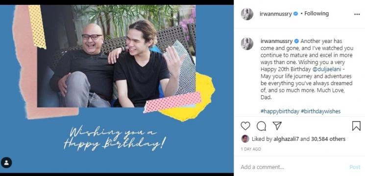 Irwan Mussry dan Dul Jaelani. (Instagram/@irwanmussry)