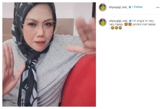 Potret terbaru Elly Sugigi. (Instagram/@ellysugigi_real)
