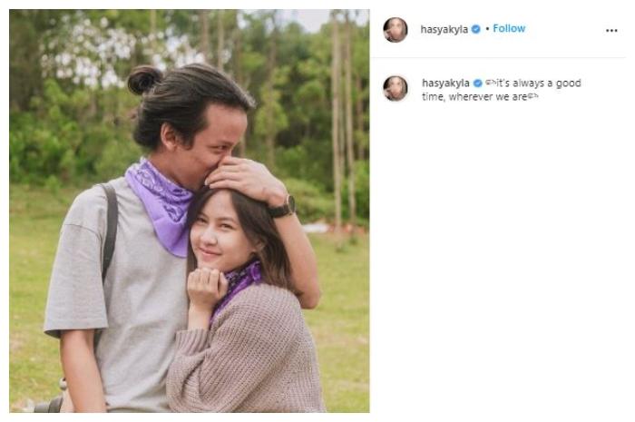 Hasyakyla dan Ray Prasetya. (Instagram/@hasyakyla)