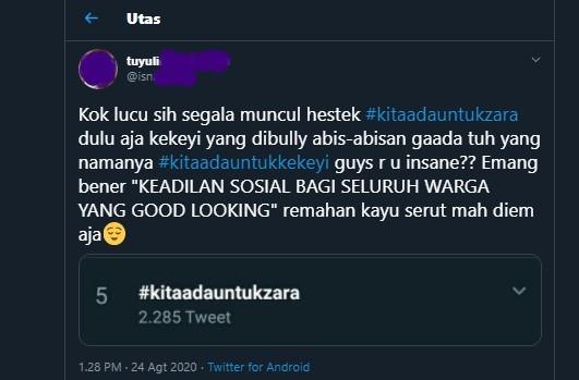 Unggahan salah seorang warganet (Instagram/@Isna***)