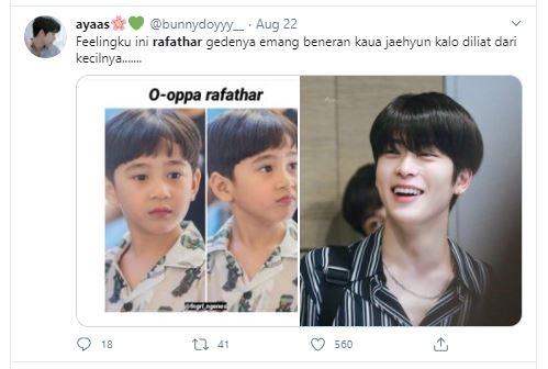 Rafathar dimiripin Kim Suno. (Twitter/@bunnydoyyy_)