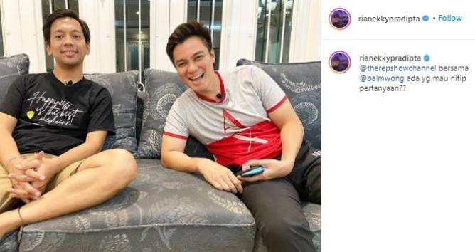 Potret Rian DMasiv dengan gaya rambut baru. (Instagram/RianEkkyPradipta)