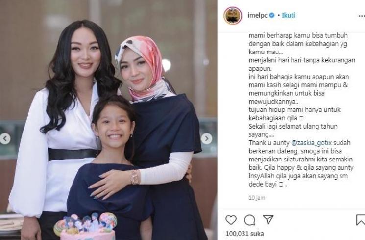 Unggahan Imel Putri Cahyati [Instagram/@imelpc]