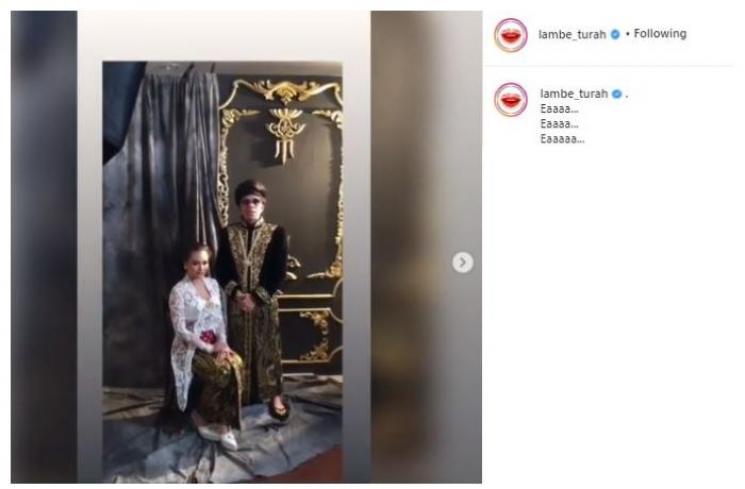 Atta Halilintar dan Aurel Hermansyah. (Instagram/@lambe_turah)
