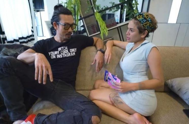 Denny Sumargo dan Nikita Mirzani. (Youtube/CrazyNikmirReal)