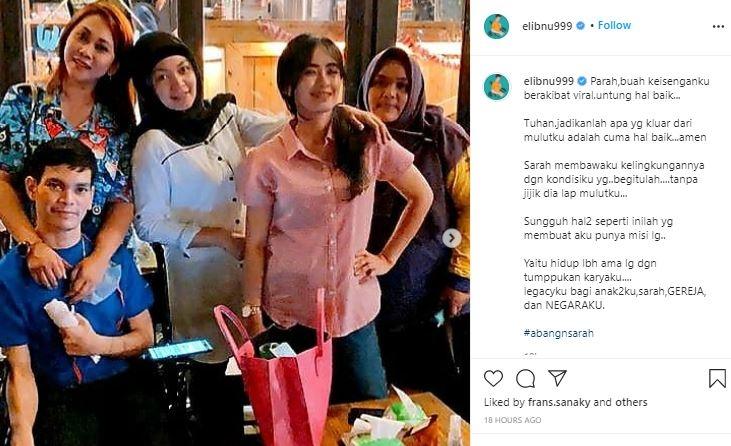 El Ibnu dan Sarah. (Instagram/@elibnu999)