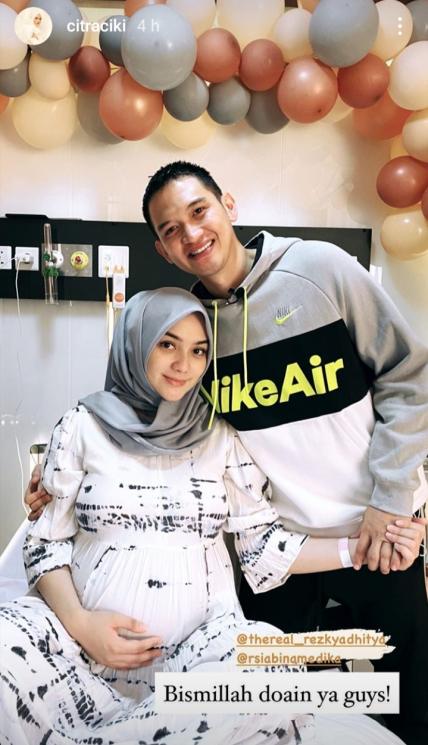 Citra Kirana dan Rezky Aditya (Instagram/@citraciki)