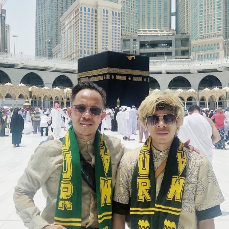 Atta Halilintar dan sang ayah. (Instagram/@halilintarasmid)