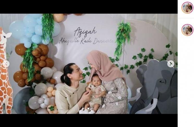 Aqiqah anak Cut Meyriska dan Roger Danuarta (Instagram/@cutratumeyriska)