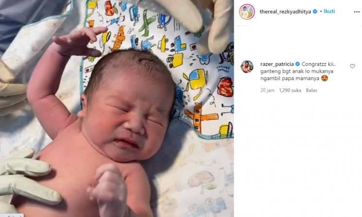 Anak Citra Kirana dan Rezky Aditya (Instagram/@thereal_rezkyadhitya)