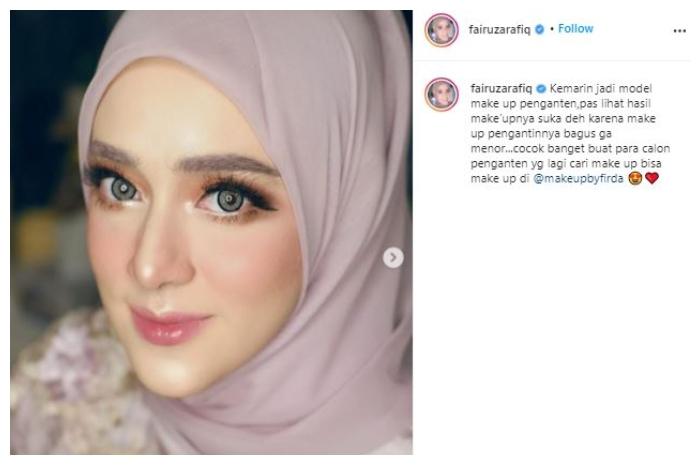 Fairuz A Rafiq dipuji kayak Barbie. (Instagram/@fairuzarafiq)