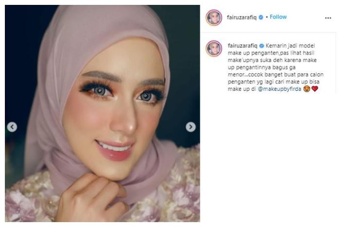 Fairuz A Rafiq dipuji kayak Barbie. (Instagram/@fairuzarafiq)