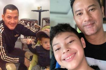 Diasuh Adik Adjie Massaid, 3 Potret Kompak Keanu Massaid Bareng Om