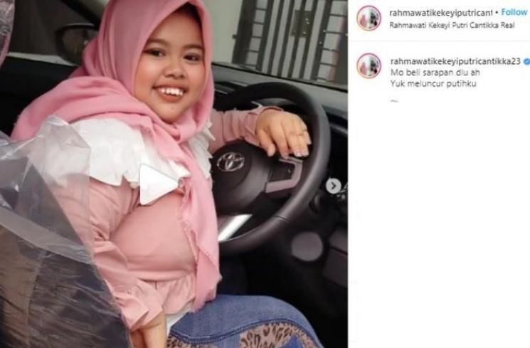 Rahmawati Kekeyi. (Instagram/@rachmawatikekeyiputricantikka23)