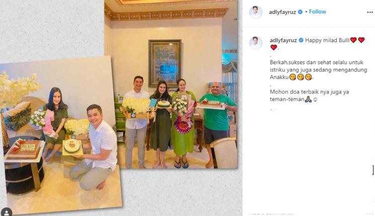 Angbeen Rishi ultah (Instagram/@adlyfayruz)