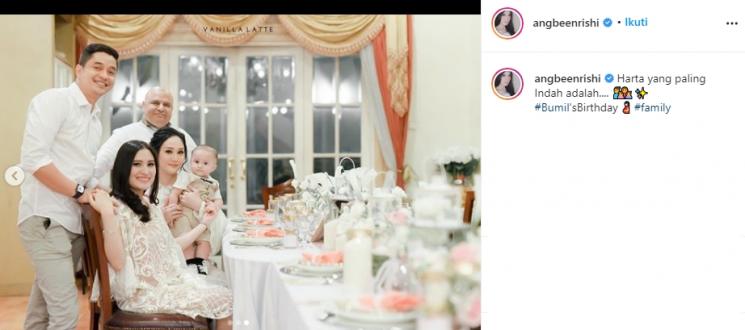 Angbeen Rishi ultah (Instagram/@angbeenrishi)