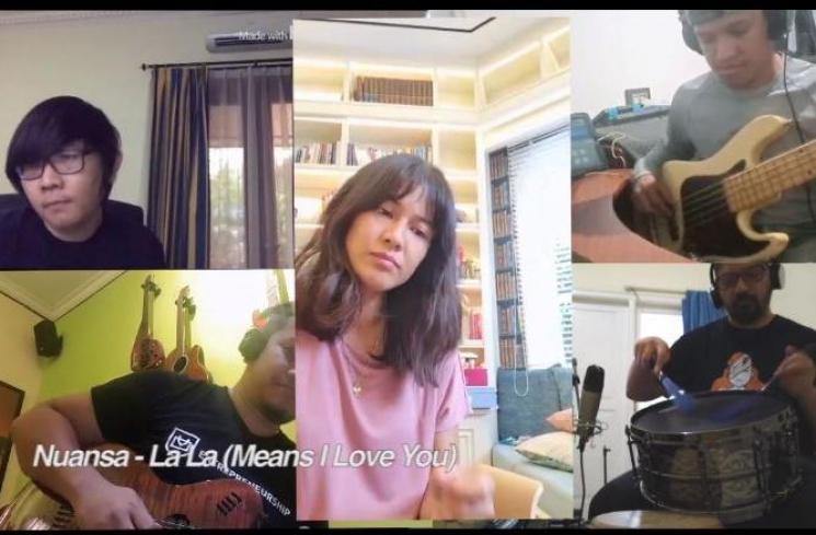 Nuansa Band, band masa sekolah Dian Sastrowardoyo. (Youtube/Nuansa)