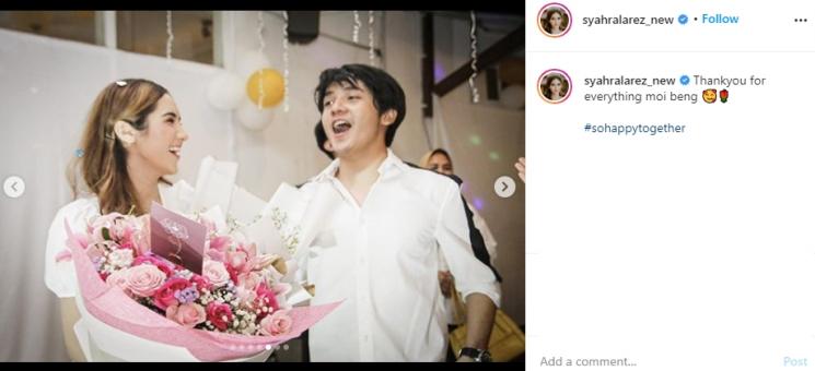 Ultah Syahra Larez (Instagram/@syahralarez_new)
