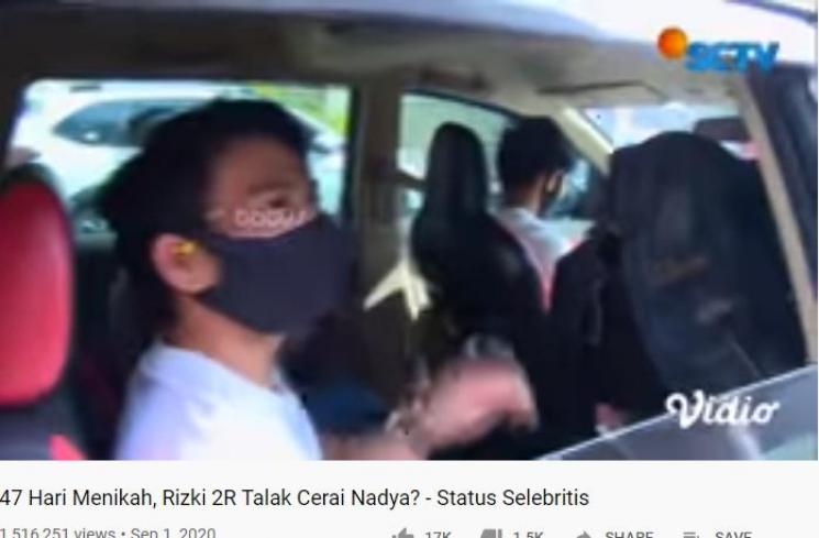 Rizki DA saat bertemu awak media (Youtube.com/SuryaCitraTelevisi(SCTV)