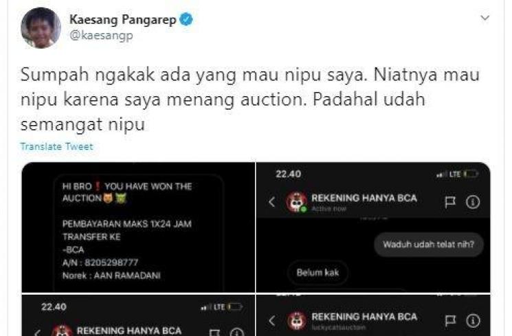 Kaesang Pangarep. (Twitter/@kaesangp)