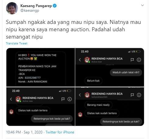 Kaesang Pangarep. (Twitter/@kaesangp)