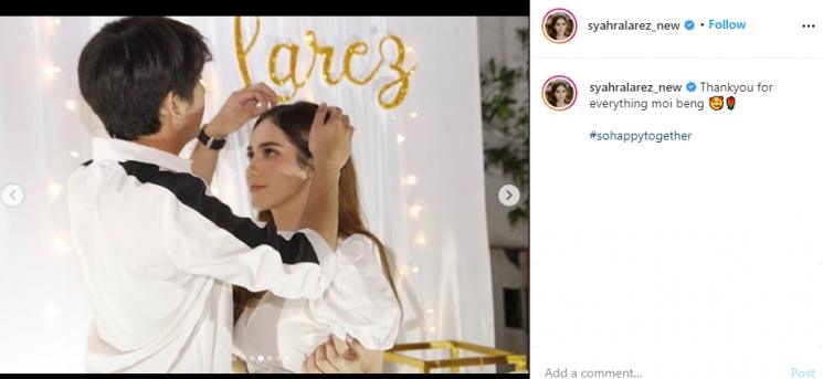 Ultah Syahra Larez (Instagram/@syahralarez_new)