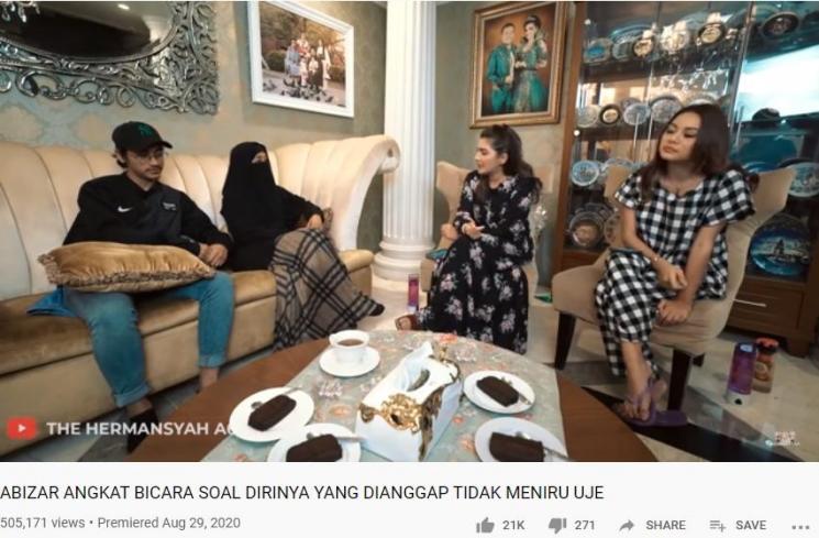 Abidzar dan Umi Pipik (Youtube.com/KeluargaA6)