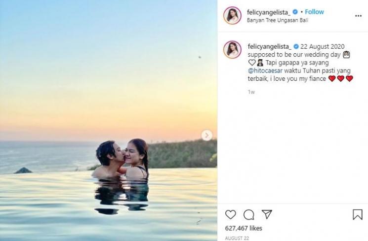 Kebersamaan Hito dan Felicya saat liburan (Instagram.com/felicyangelista_)