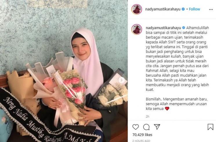 Nadya Mustika Akhirnya Lulus Kuliah Di Mana Rizki Da2 Matamata Com