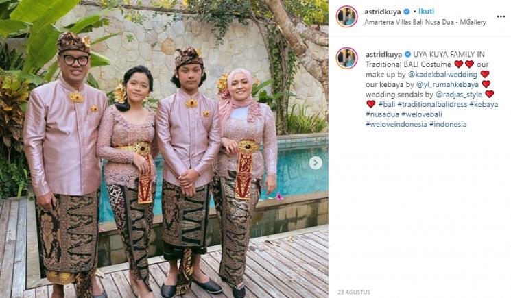Uya Kuya, Astrid, Cinta dan Nino (Instagram/@astridkuya)