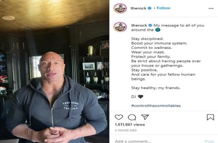 Dwayne Johnson (Instagram @therock)