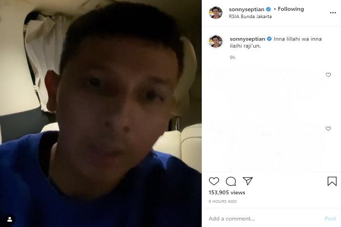 Fairuz A Rafiq keguguran (Instagram @sonnyseptian)