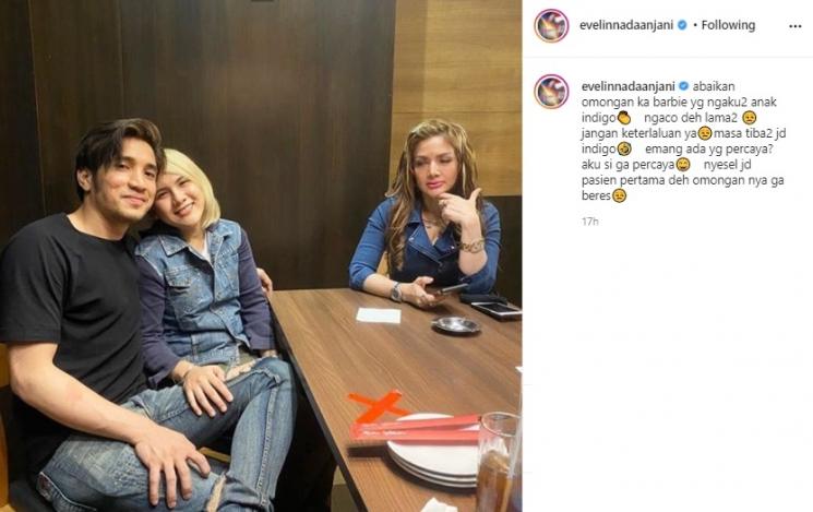 Postingan Evelyn Nada Anjani. (Instagram/@evelinnadaanjani)