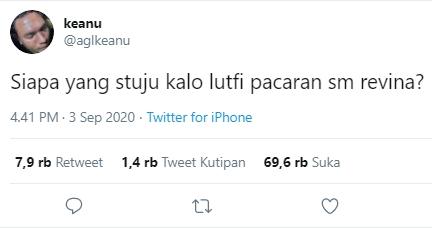 Cuitan Keanu Agl (Twitter.com/aglkeanu)