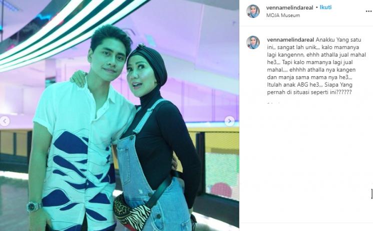 Athalla Naufal dan Venna Melinda (Instagram/@vennamelindareal)