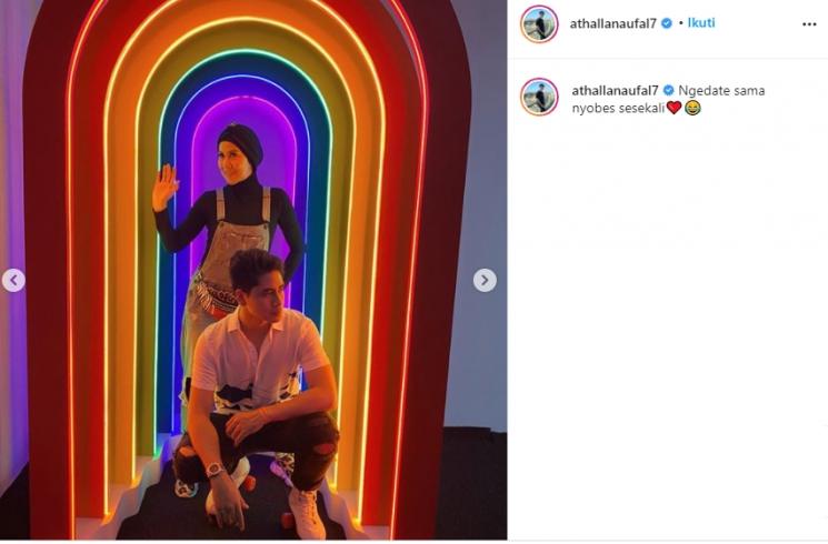 Athalla Naufal dan Venna Melinda (Instagram/@athallanaufal7)