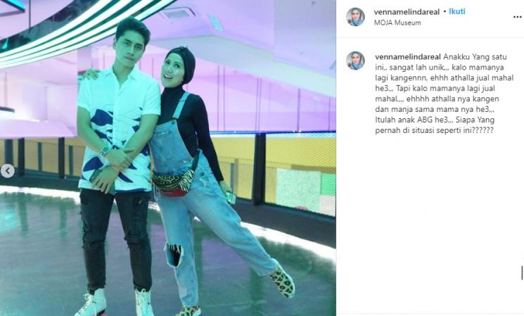 Athalla Naufal dan Venna Melinda (Instagram/@vennamelindareal)